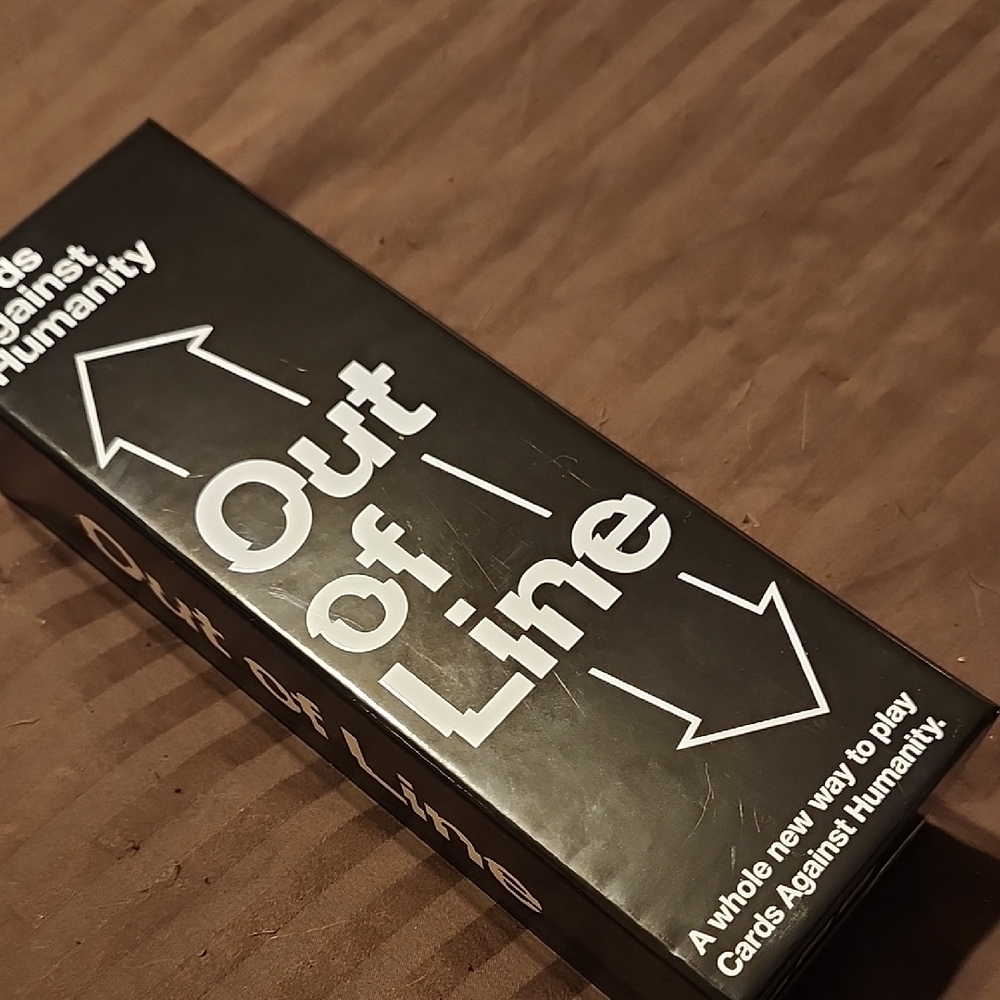 Out of Line Card Game - Black